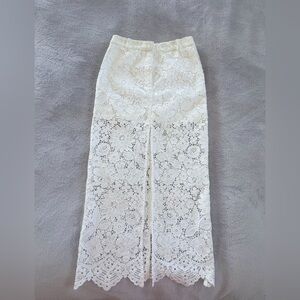 Generation Love Womens White Floral Pencil Skirt Size 2 S